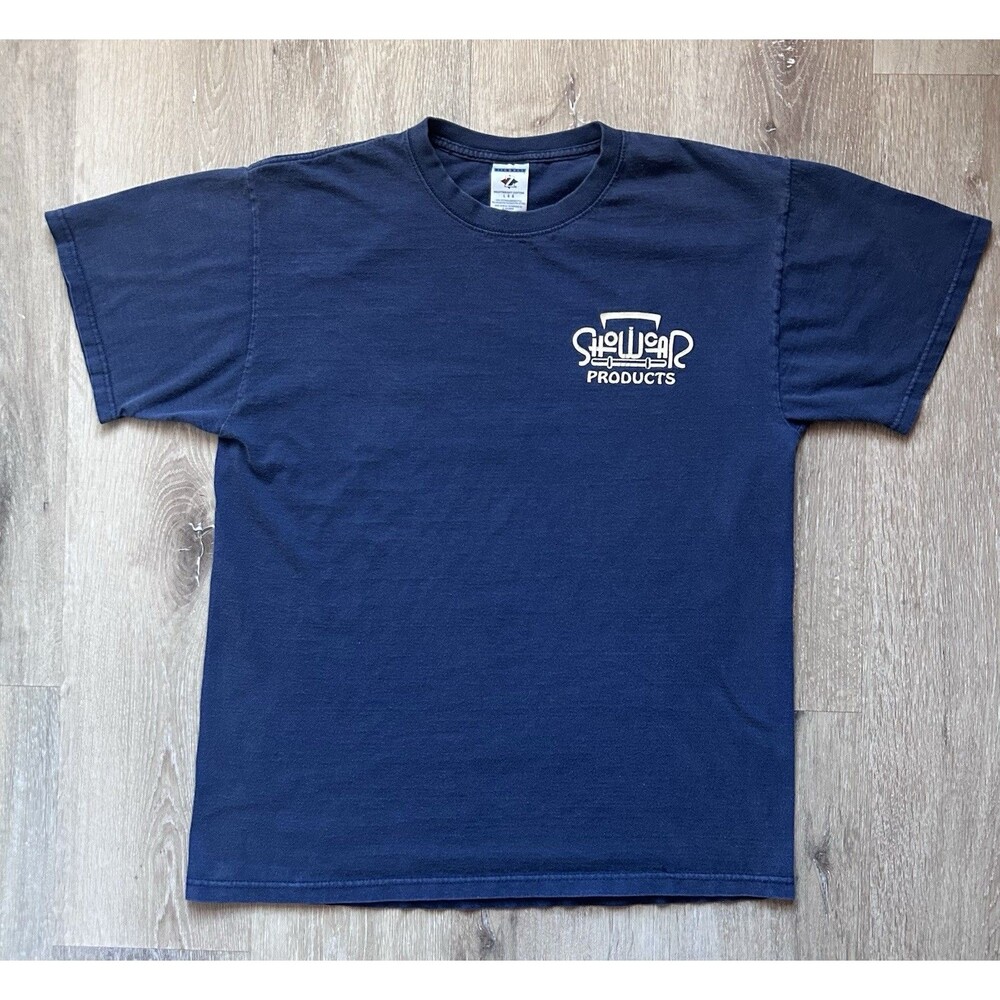 Vintage Show Car Products Blue T-shirt Size Large Jerzees Heavyweight